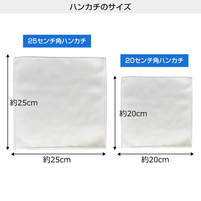 高発色ミニハンカチ　マイクロファイバー（SNS-3200006）本体サイズ