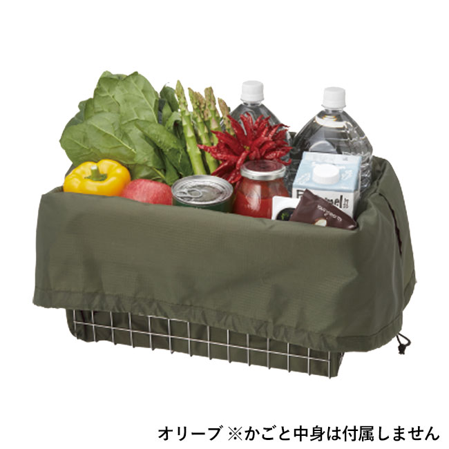 テントクロス抗菌レジカゴトート（SNS-0900043）オリーブ※かごと中身は付属しません