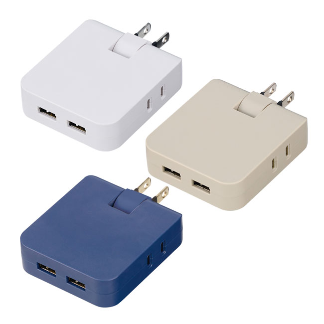 マルチアダプター（2AC＋2USB）商品画像