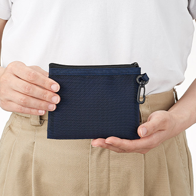 セパレートメッシュポーチ minimum（カラビナ付）（SNS-0900087）サイズイメージ