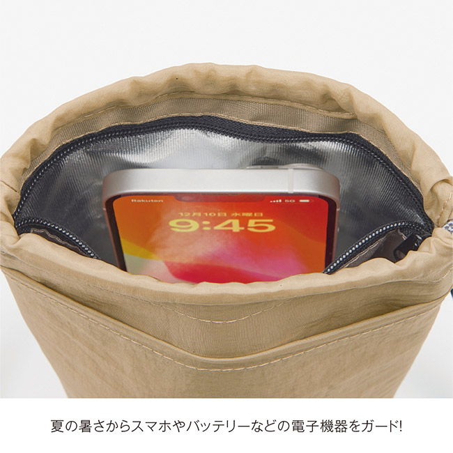 保冷温スイッチ・やわらか撥水ショルダー（SNS-0900095）夏の暑さから電子機器をガード