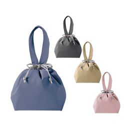 保冷温スイッチ・やわらか撥水巾着トート