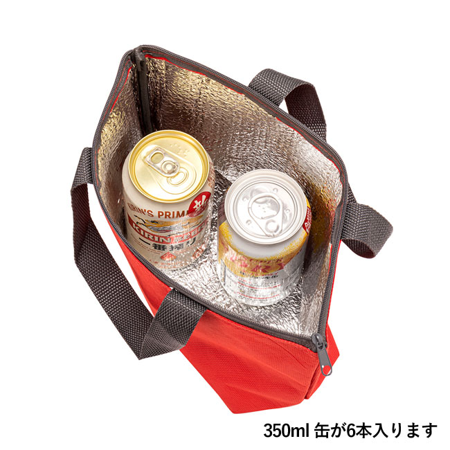 RPET保冷温バッグ（SNS-2600002）350ml缶が6本入ります