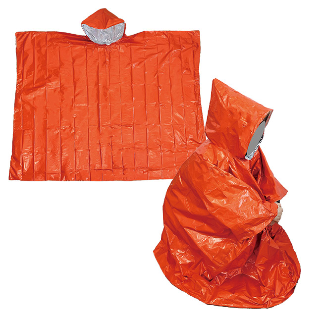 頭巾付防寒ポンチョ（SNS-2600023）