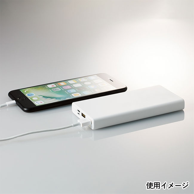 モバイルチャージャー10000mAh Type-C対応（SNS-0300012）使用イメージ