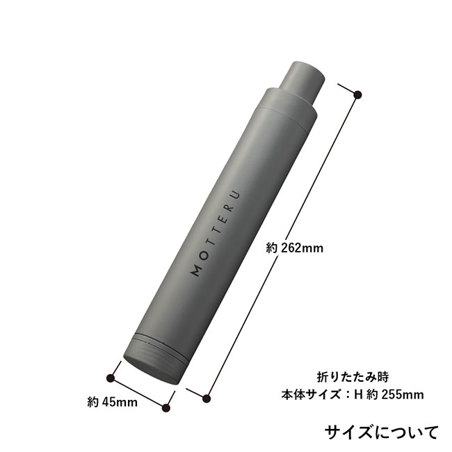 ITSUMOスリムボトル折りたたみ傘（SNS-0300013）サイズについて