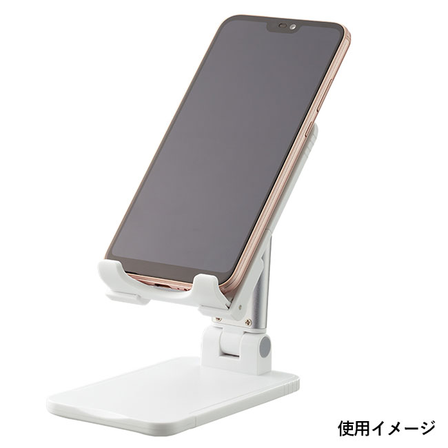 折りたたみマルチスマホスタンド（SNS-0300024）使用イメージ