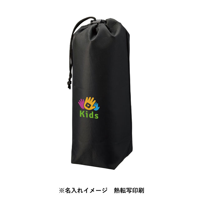 難燃ブランケット(巾着付)【一部カラー在庫なし】（SNS-0300048）名入れイメージ　熱転写印刷（巾着）