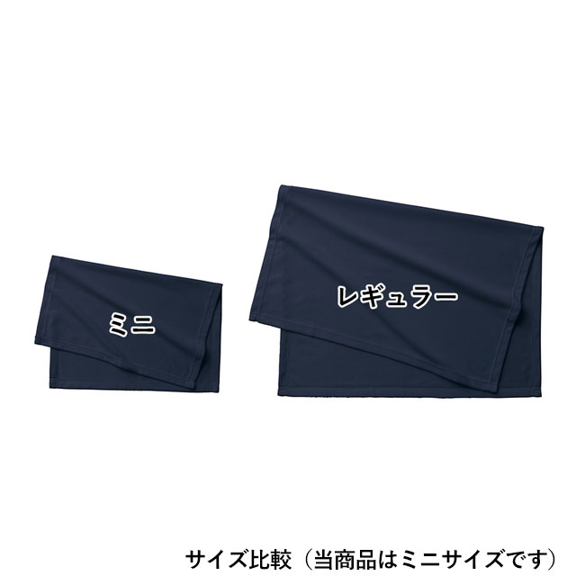 エコブランケット(再生PET) ミニ（SNS-0300049）サイズ比較（当商品はミニサイズです）