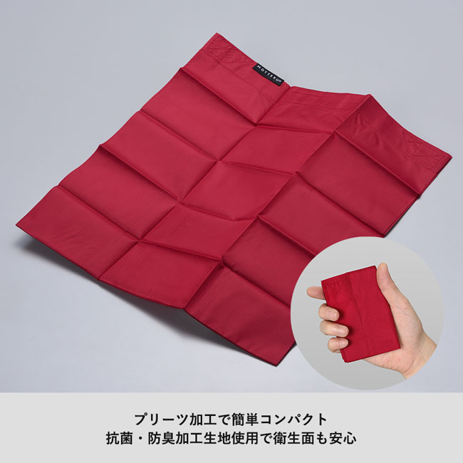 ポケットスクエアバッグ　ワイド【在庫限り商品】（SNS-0300080）プリーツ加工で簡単コンパクト