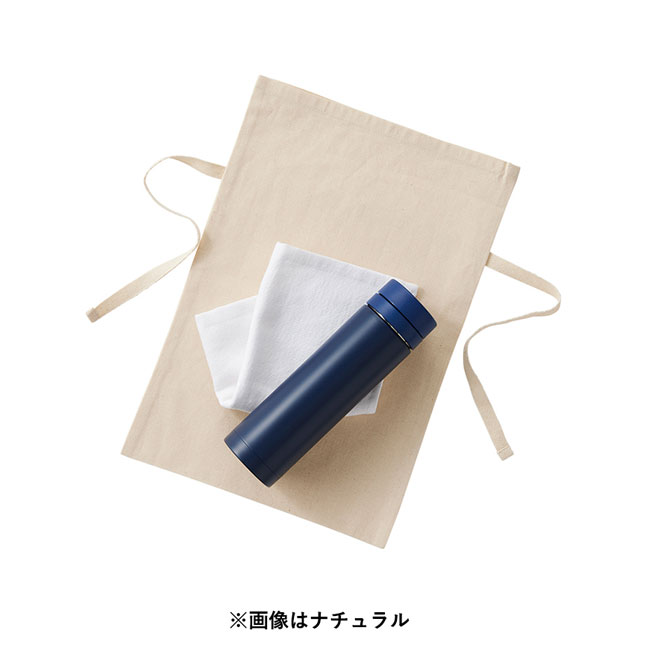 厚手コットンラッピング巾着(M) （SNS-0300091）収納イメージ