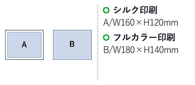 テキスタイルピクチャーボード（M）（SNS-0300156）名入れ画像　シルク印刷：A/W160×H120mm　フルカラー印刷：B/W180×H140mm