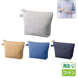 シャンブリックキャンバスデイリーポーチ（M）