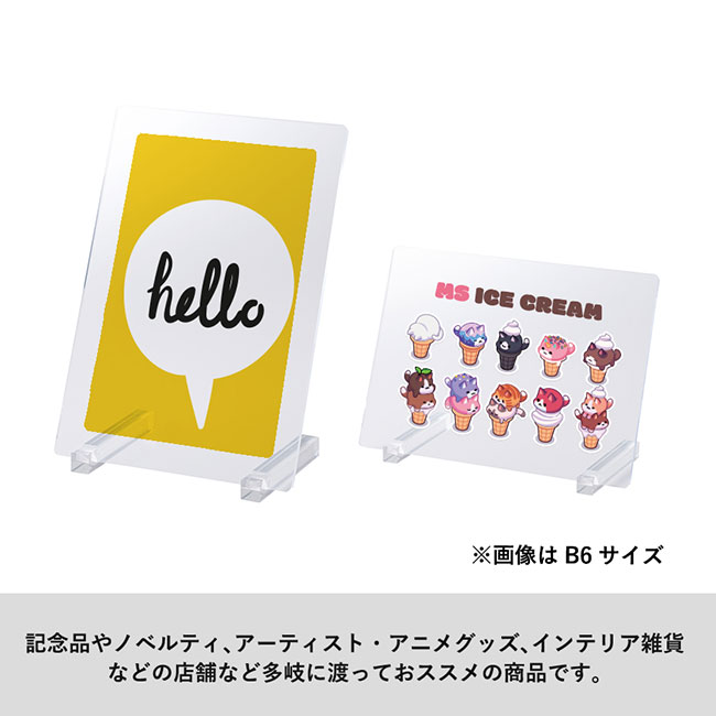 アクリルスタンドボード（B6サイズ）（SNS-0300224）多岐にわたってお薦めの商品です