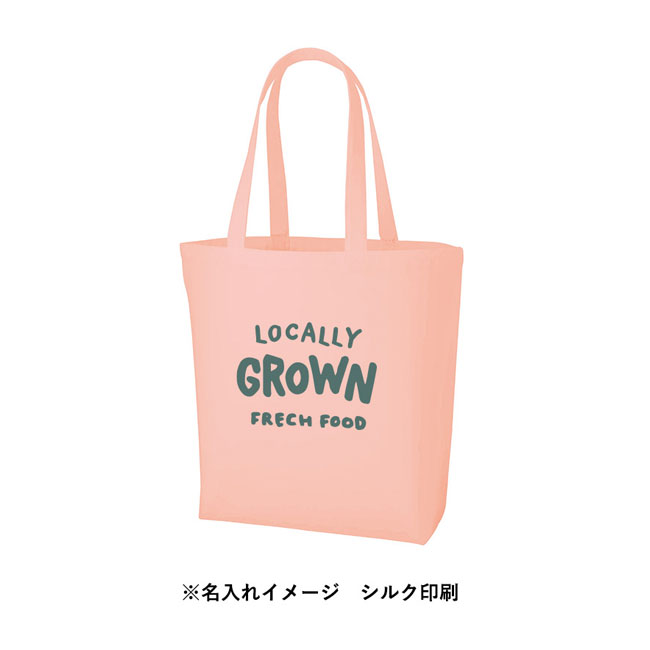ポリキャンバストート（L）（SNS-0300272）名入れイメージ　シルク印刷