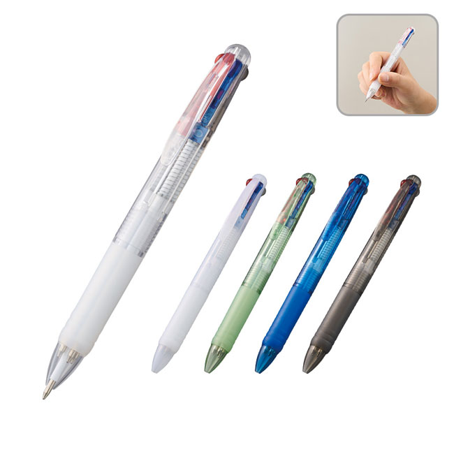 3色プラスワンボールペン(再生ABS)（SNS-0300466）
