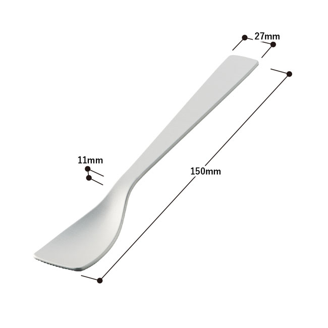アイスクリームスプーン　ラージ（SNS-0300491）本体サイズ