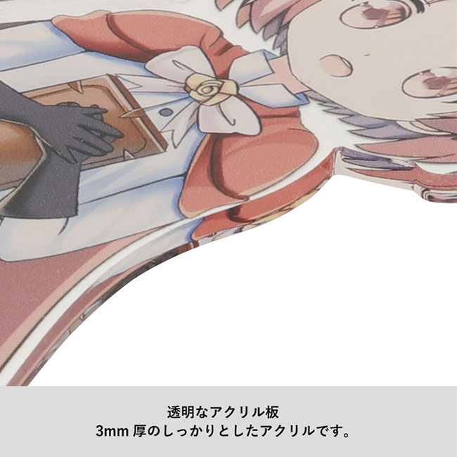 【プリント専用商品】アクリルスタンド 47×47mm（SNS-0300496）透明なアクリル板３ｍｍ