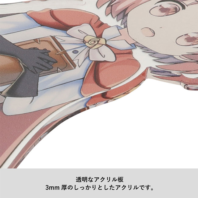【プリント専用商品】アクリルスタンド 66×96mm（SNS-0300498）透明なアクリル板　3mm圧のしっかりとしたアクリルです