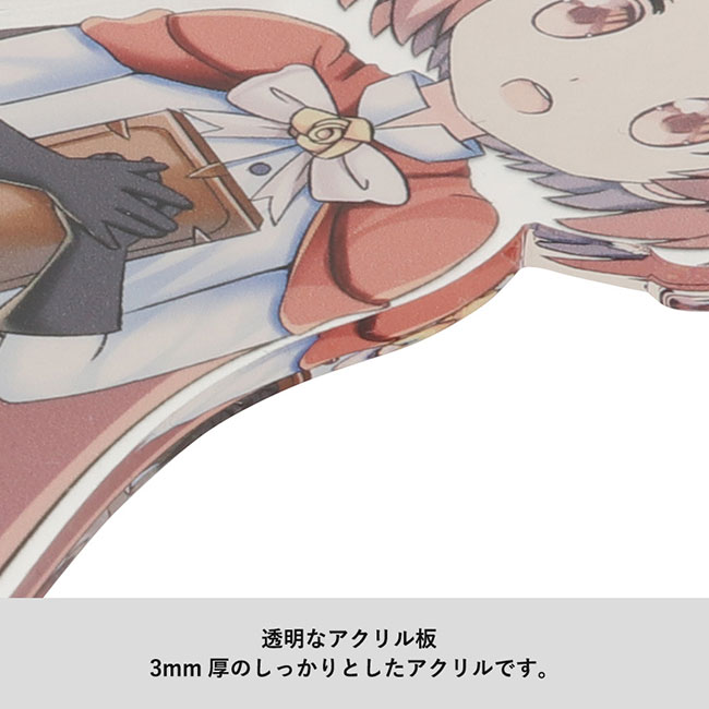 【プリント専用商品】アクリルスタンド 129×150mm（SNS-0300500）透明なアクリル板
