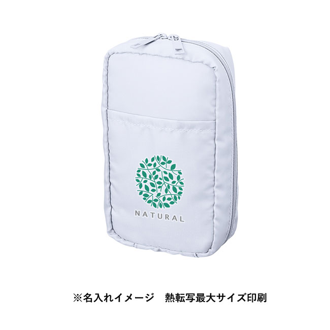マルチポケットポリポーチ　ロング（SNS-0300624）フルカラー印刷名入れイメージ