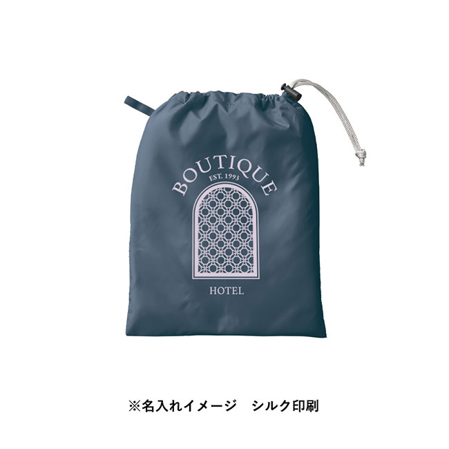 ファインライトポリ巾着（M）（SNS-0300641）持った時のサイズ感