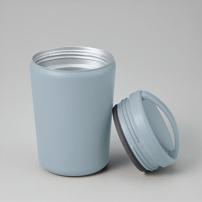 Ｈａｎｄｉｔシンプルサーモタンブラー３６０ｍｌ（SNS-0300655）蓋を開けた時