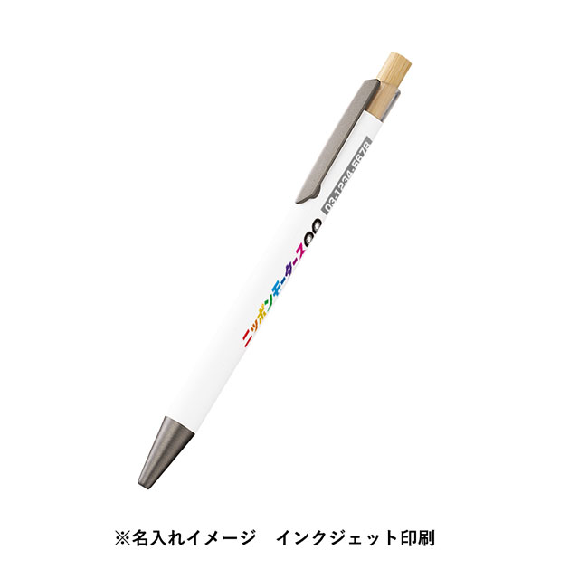 マットスタイリッシュボールペン(再生アルミ)　（SNS-0300659）フルカラー印刷名入れイメージ