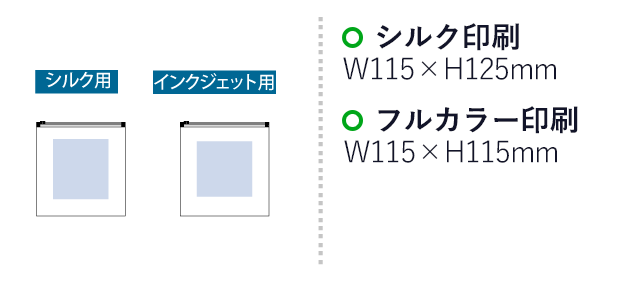 非常用トイレ　５個セット（EVAポーチ付）（SNS-0300669）名入れ画像　シルク印刷　W115×H125（mm）、フルカラー印刷　W115×H115（mm）
