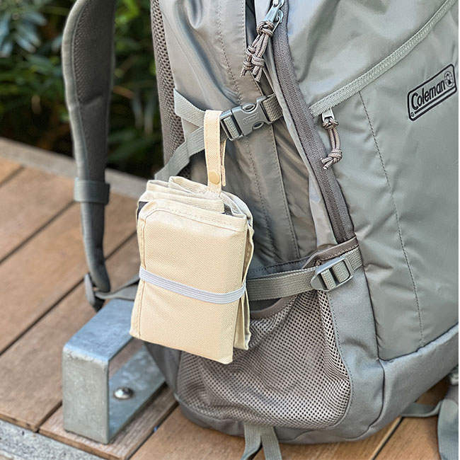 コンパクトスタジアムクッション（SNS-0300683）ホック月ストラップだからバッグにかけて持ち歩ける