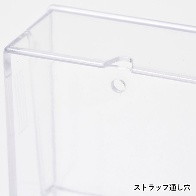 全面印刷できるカードケース（SNS-0300693）ストラップ通し穴