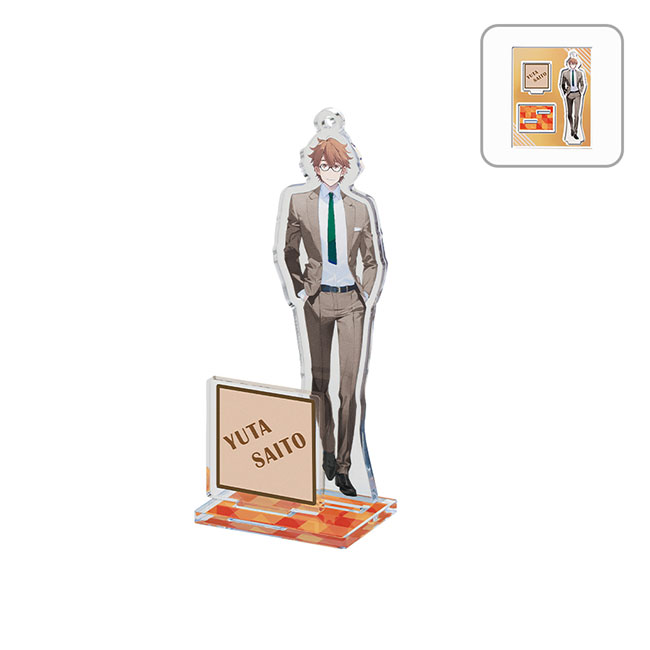【プリント専用商品】フレーム付アクリルスタンドキーホルダー　クリア（SNS-0300700）