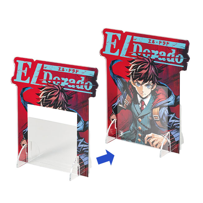 【プリント専用商品】アクリル漫画スタンド　クリア（SNS-0300701）