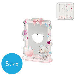 【プリント専用商品】アクリルトレカスタンド　デコパーツ（S）２個　クリア