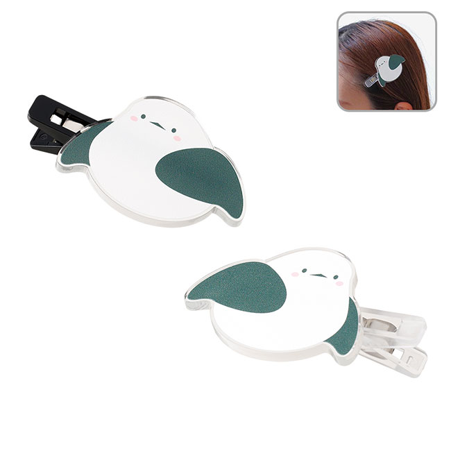 【プリント専用商品】アクリルヘアクリップ　クリア（SNS-0300708）