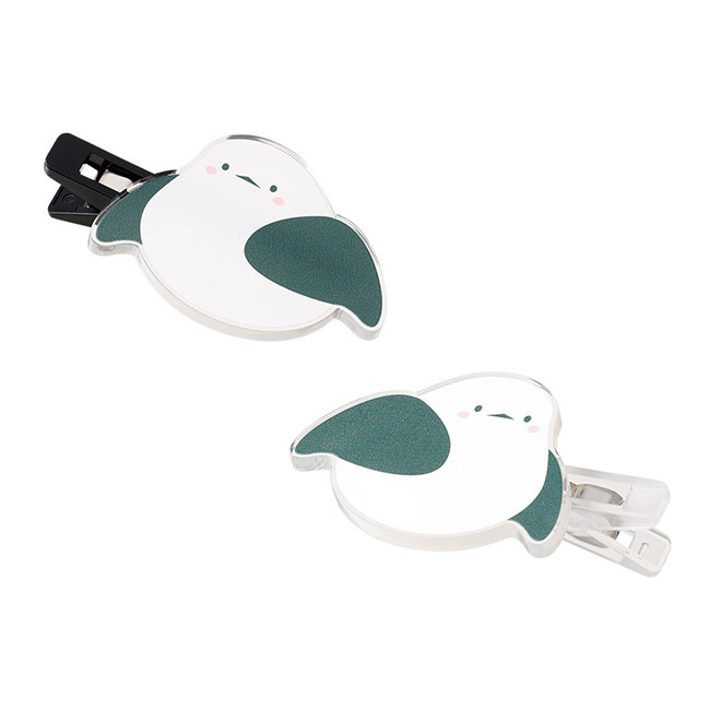 【プリント専用商品】アクリルヘアクリップ　クリア（SNS-0300708）イメージ３