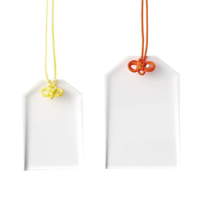 【プリント専用商品】アクリルお守り（Ｓ）５ｍｍ　クリア（SNS-0300712）大きさ比較
