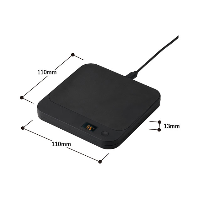 USBカップウォーマー　スクエア（SNS-0300713）サイズ詳細