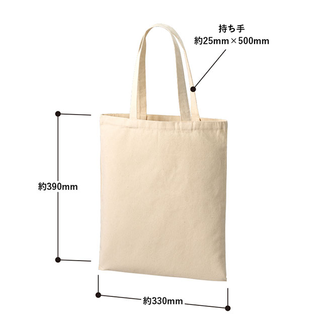 ライトキャンバスフラットバッグ（L）（SNS-0300728）サイズ詳細