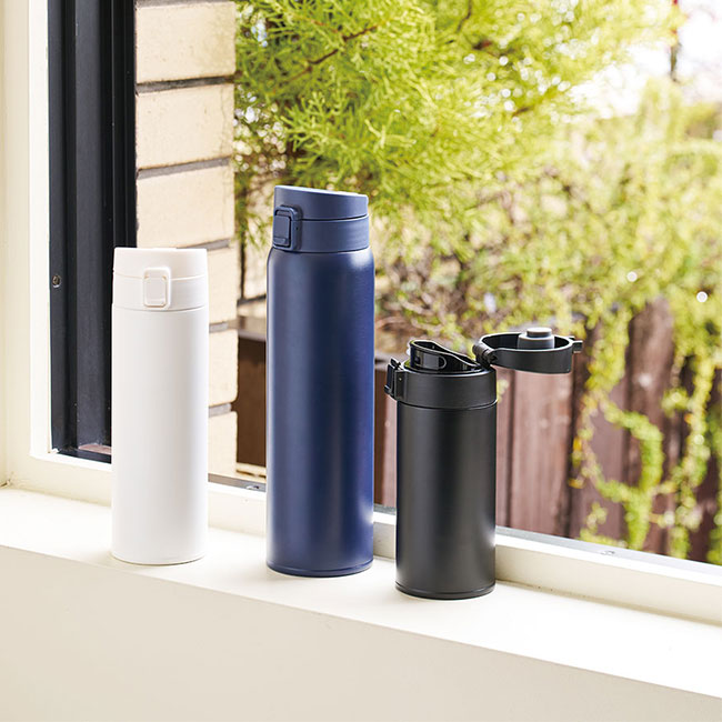 軽量ワンタッチサーモボトル360ml（SNS-0300755）商品イメージ