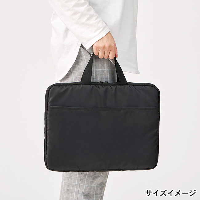 ベーシックPCバッグ　ブラック（SNS-0300795）サイズイメージ