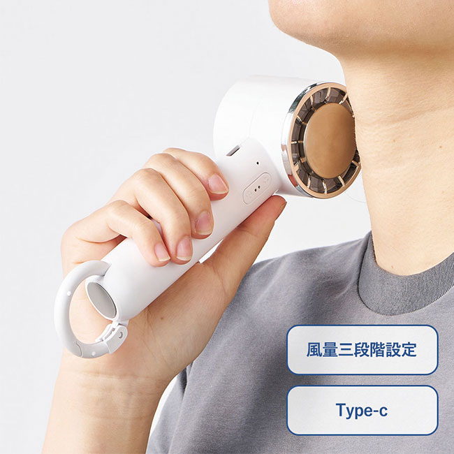 冷却プレートカラビナＵＳＢハンディファン（SNS-0300800）商品詳細