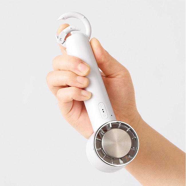 冷却プレートカラビナＵＳＢハンディファン（SNS-0300800）カラビナ付