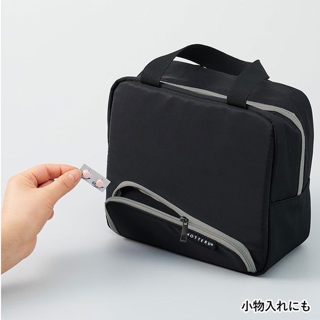 スマホが立てられるクーラーランチバッグ（SNS-0300803）小物入れにも