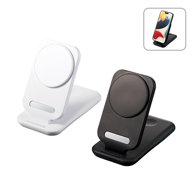 3in1スタンドワイヤレス充電器（SNS-0300843）