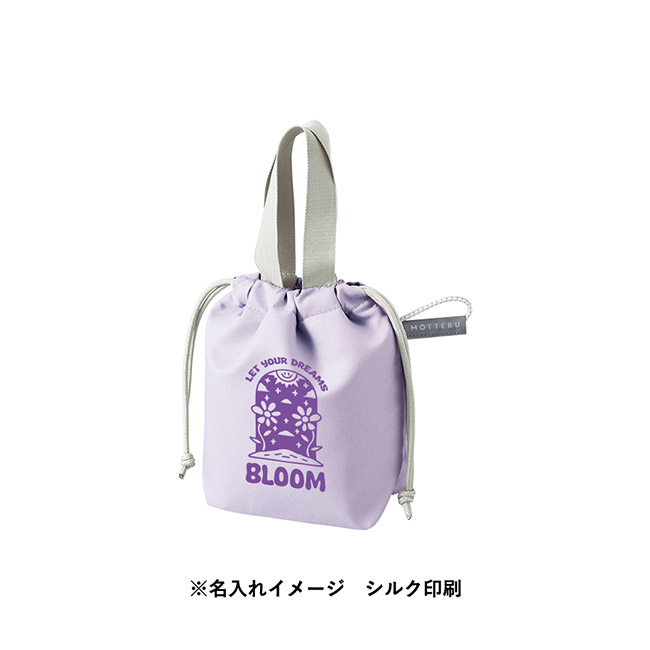 クルリト コンパクトクーラーミニ巾着(SNS-0300888)シルク印刷イメージ