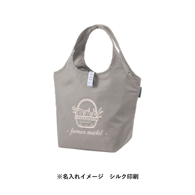 クルリト セルフレジで使いやすいコンパクトクーラーミニマルシェバッグ(SNS-0300891)シルク印刷イメージ