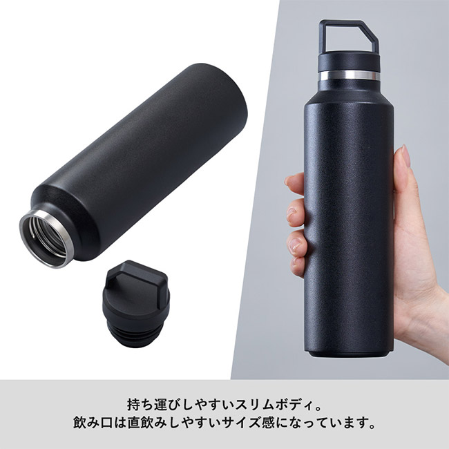 Zalattoサーモハンドルスリムボトル　ver.2（SNS-0300913）防水性・耐久性に優れたターポリン素材を使用したショルダーバッグ