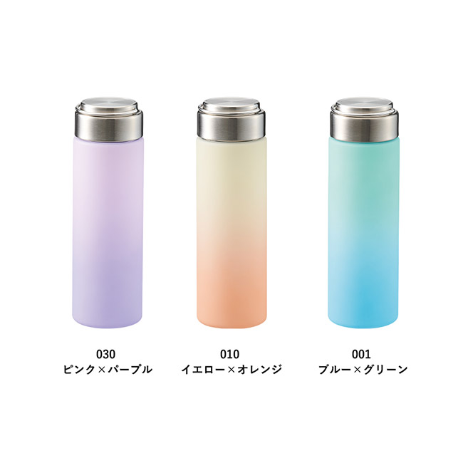 グラデーションハンドルクリアボトル５００ｍｌ（SNS-0300915）カラー展開