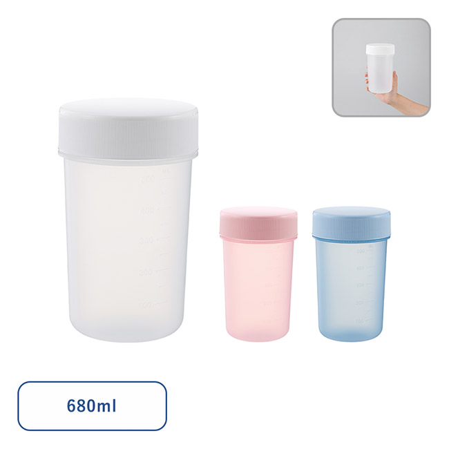 目盛り付シンプルシェイカーボトル６８０ｍｌ（SNS-0300916）